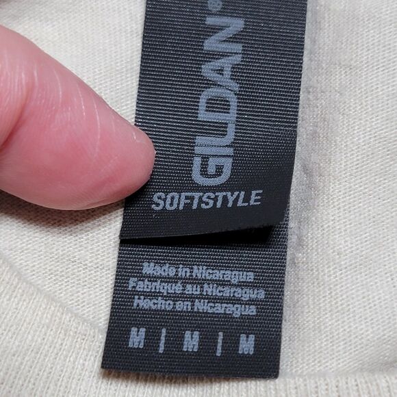 Gildan SS Cream Unisex Tee "School's Out For Summer" - Size Medium - Picture 4 of 5